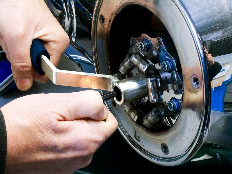 Justerverktyg låsmutter koppling Jims 5 & 6-speed Big Twin 84-17