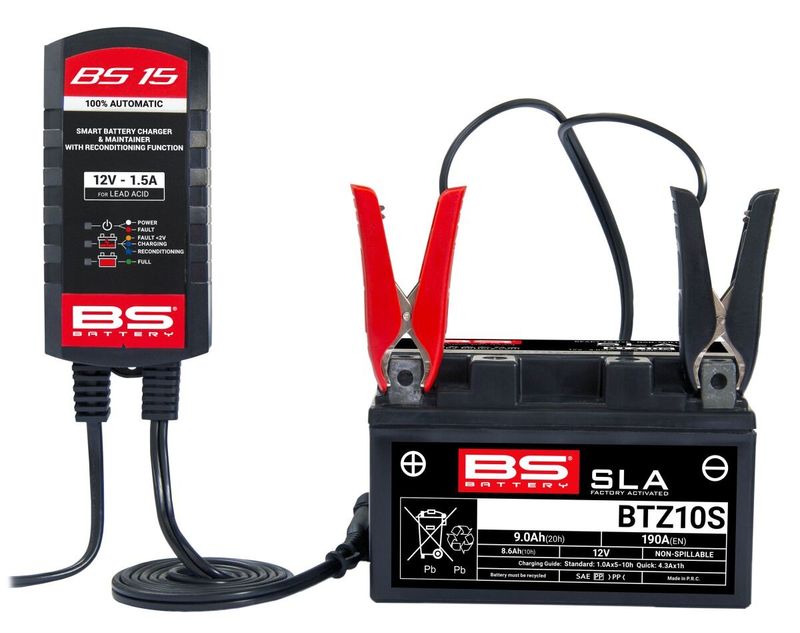 Batteriladdare BS Battery SMART Maintainer Reconditioning BS15 12V-1.5A