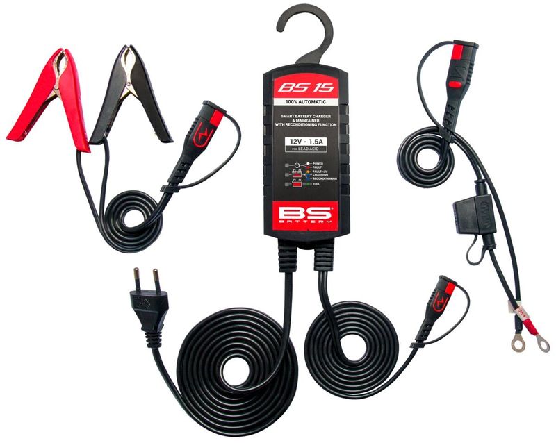 Batteriladdare BS Battery SMART Maintainer Reconditioning BS15 12V-1.5A