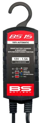 Batteriladdare BS Battery SMART Maintainer Reconditioning BS15 12V-1.5A
