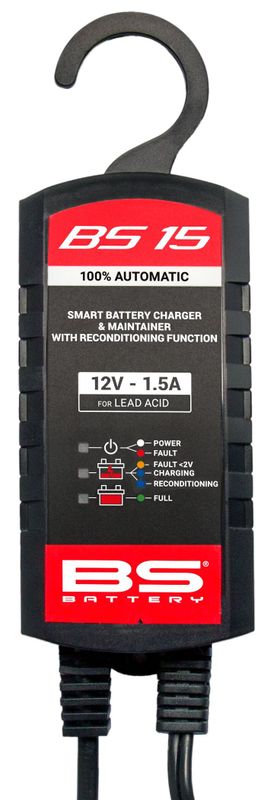 Batteriladdare BS Battery SMART Maintainer Reconditioning BS15 12V-1.5A