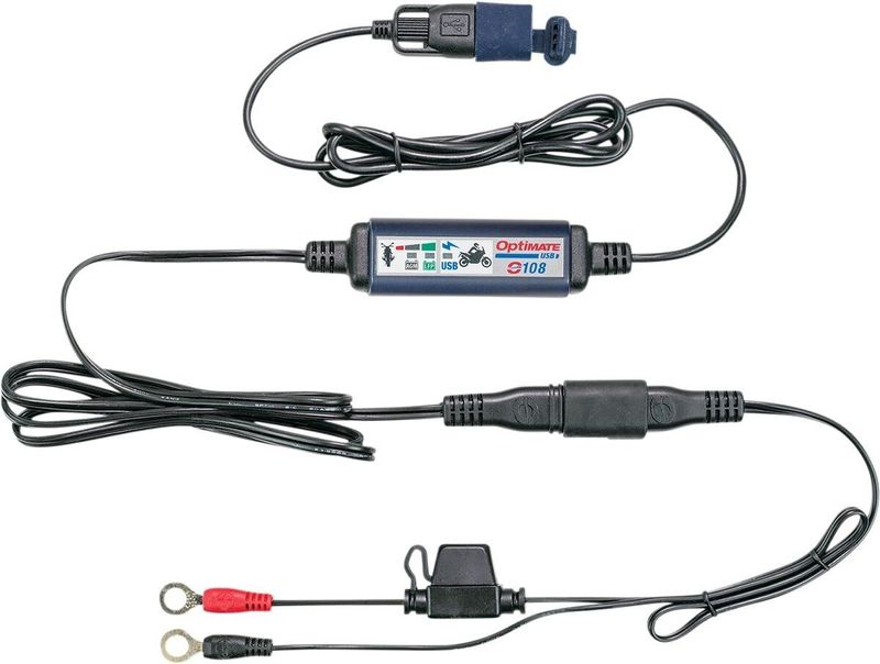 Tecmate Usb Charger W 20 Cord Usb Charger W 20 Cord