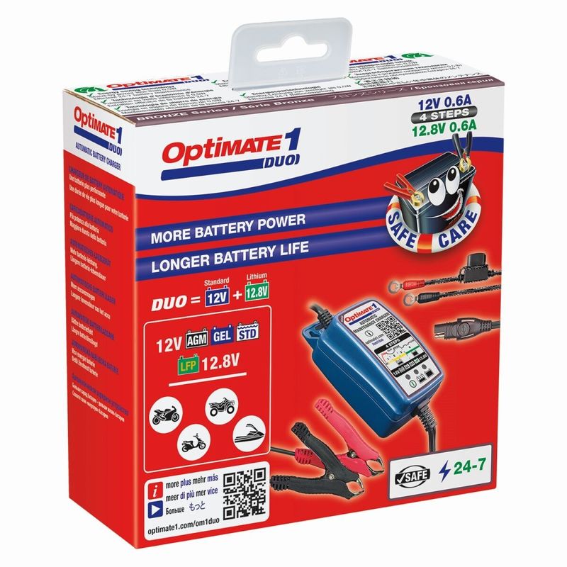 Batteriladdare Tecmate OptiMate 1 DUO