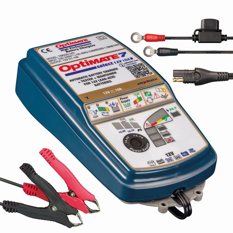 Batteriladdare Tecmate OptiMate 7 Select 12V 10A