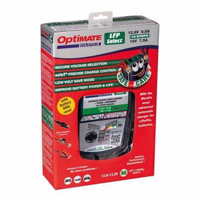 Batteriladdare Tecmate OptiMate Lithium LFP 4S 9A/5S 7A