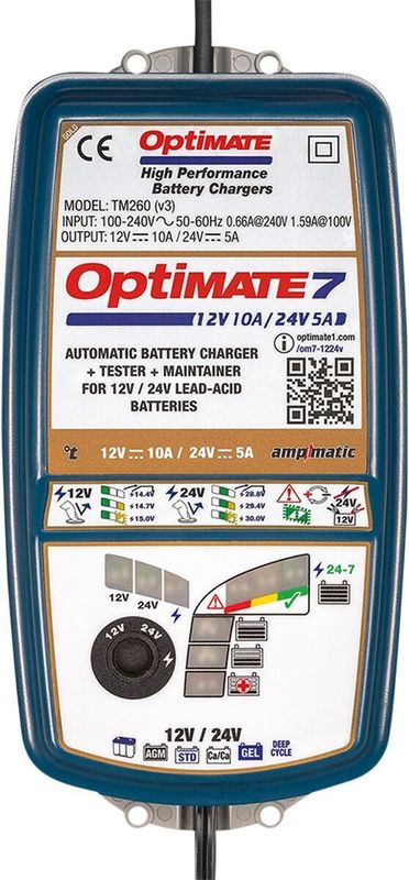 Batteriladdare Tecmate OptiMate 7 12V/24V