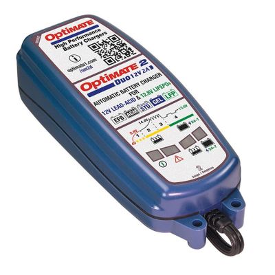 Batteriladdare Tecmate OptiMate 2 DUO