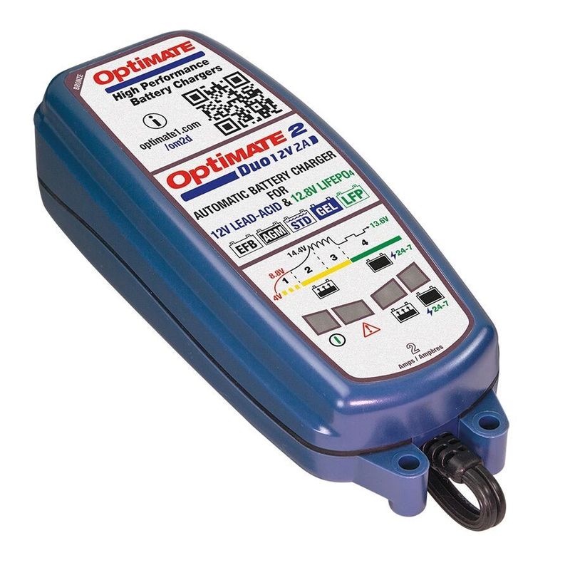 Batteriladdare Tecmate OptiMate 2 DUO