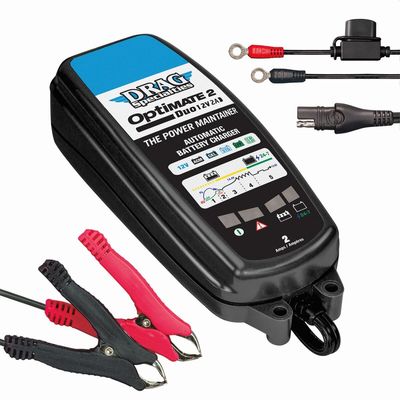 Batteriladdare Drag Specialties OPTIMATE 2 DUO EU