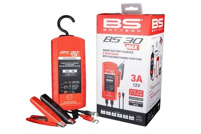 Laddare BS Battery BS30 Max 3A 12V