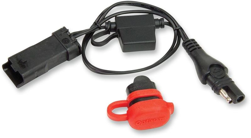 Laddkabel batteri Tecmate OptiMate OBD SAE Adpt svart