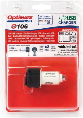 Laddare Tecmate OptiMate USB dubbel