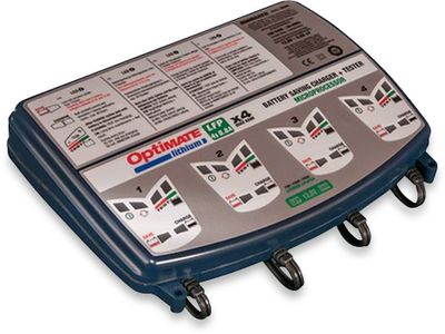 Batteriladdare Tecmate OptiMate Lithium LFP 4s 0.8A Quad Bank
