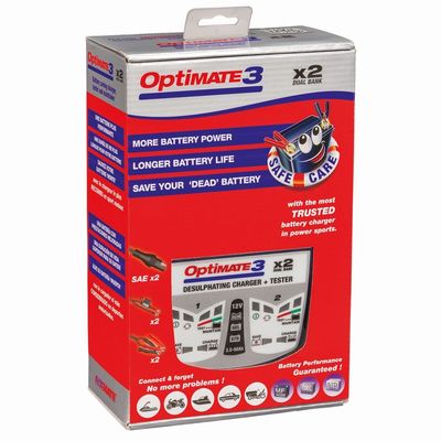 Batteriladdare Tecmate OptiMate 3 2 Bank