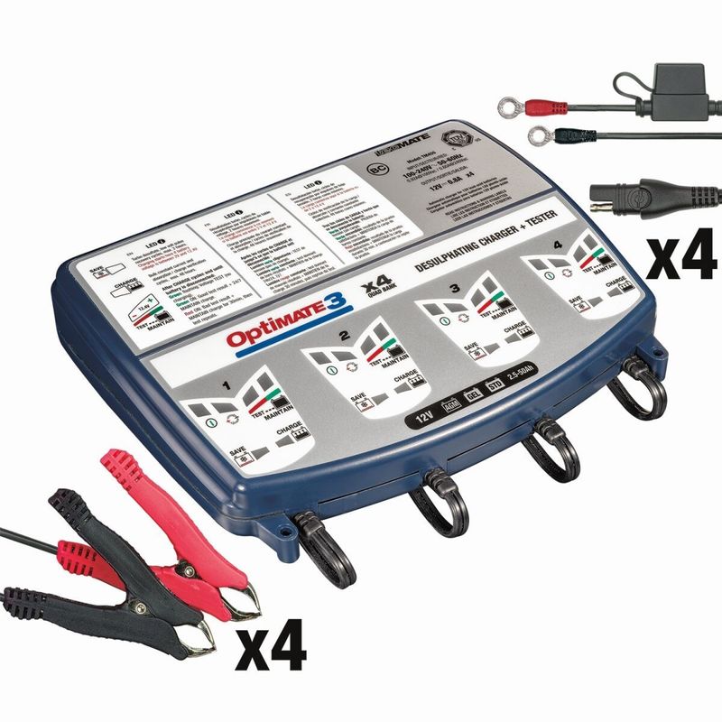 Batteriladdare Tecmate OptiMate 3 4 Bank