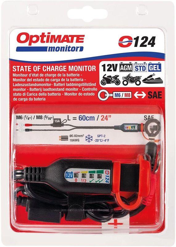Laddkabel batteri Tecmate OptiMate Permanent Lead Charge Eye