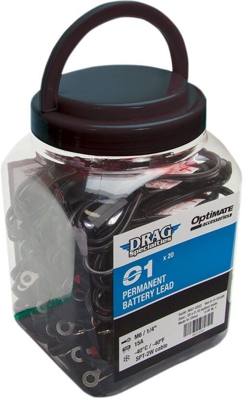 Laddkabel batteri Tecmate OptiMate Permanent Lead Jar Eyelet