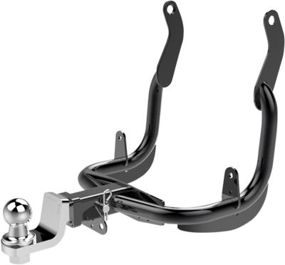 Släpvagnsdrag Khrome Werks 1-1/4" fäste krom/svart FLHR 14-19