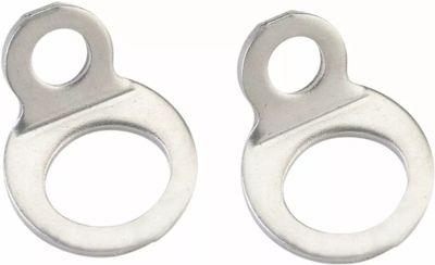 Bolt-on Strap Rings Silver
