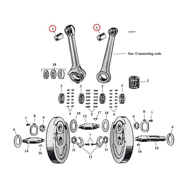 Bussning sprint Jims K, KH 52-56 (2-pack)
