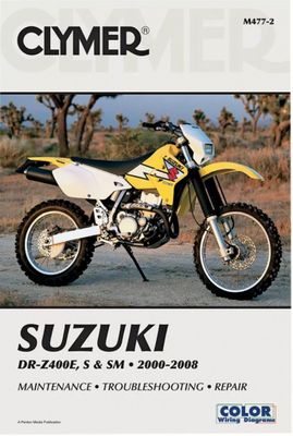 Verkstadshandbok Clymer Suzuki DR-Z400 2000-12