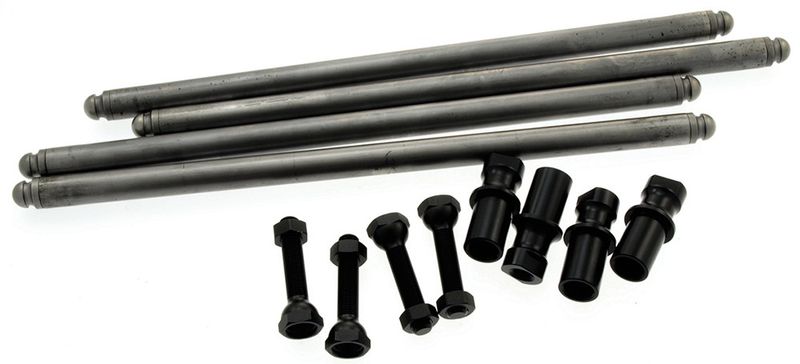 Stötstänger fasta S&S med omvandlare mekaniska lyftare 7/16" Shovelhead 66-84