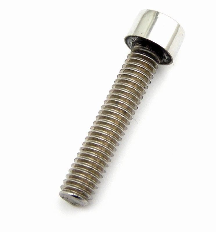 Insexskruvt M4x20 mm lång, rostfri. Lock CV-förgasare (åtgår 1st)