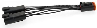 Splittkabel för Powerport, H-D alla med 4-pins kontakt