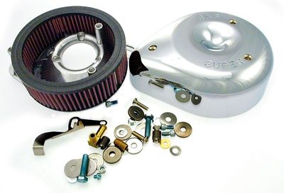 Luftfiltersats S&S 17-0399 Teardrop kolfiber H-D 83-92