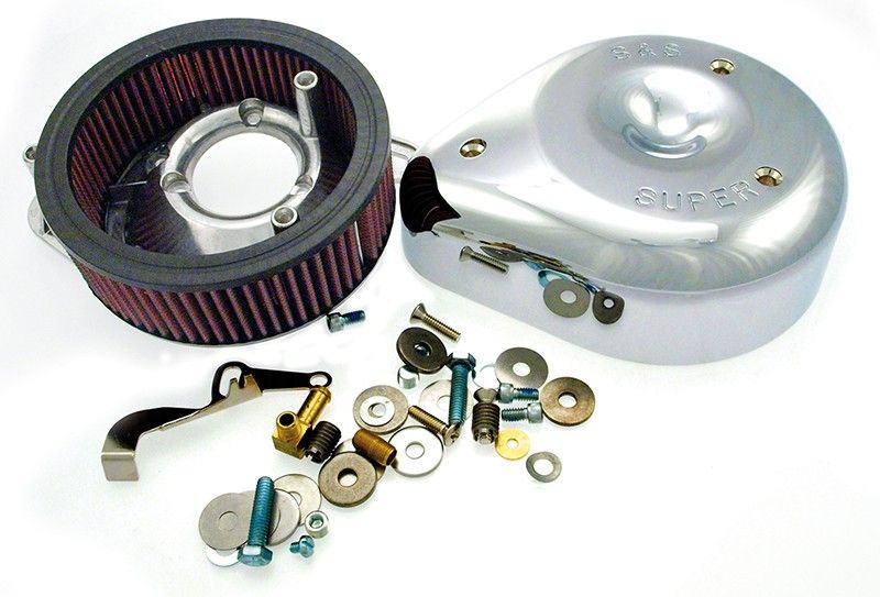Luftfiltersats S&S 17-0399 Teardrop kolfiber H-D 83-92