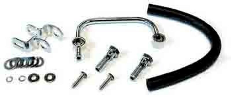 Vevhusventilationssats luftfilter MCS krom XL Sportster with aftermarket
