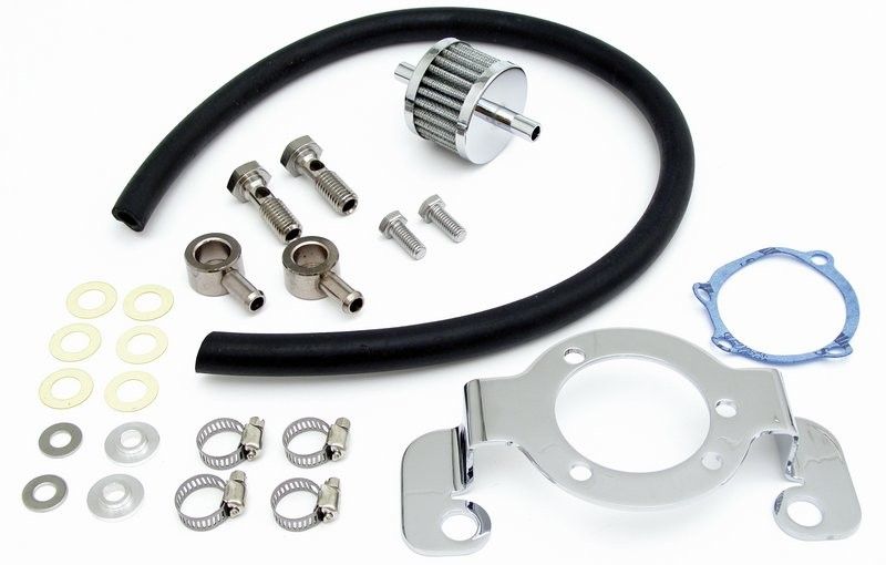 Fäste adapter MCS krom XL Sportster 91-06