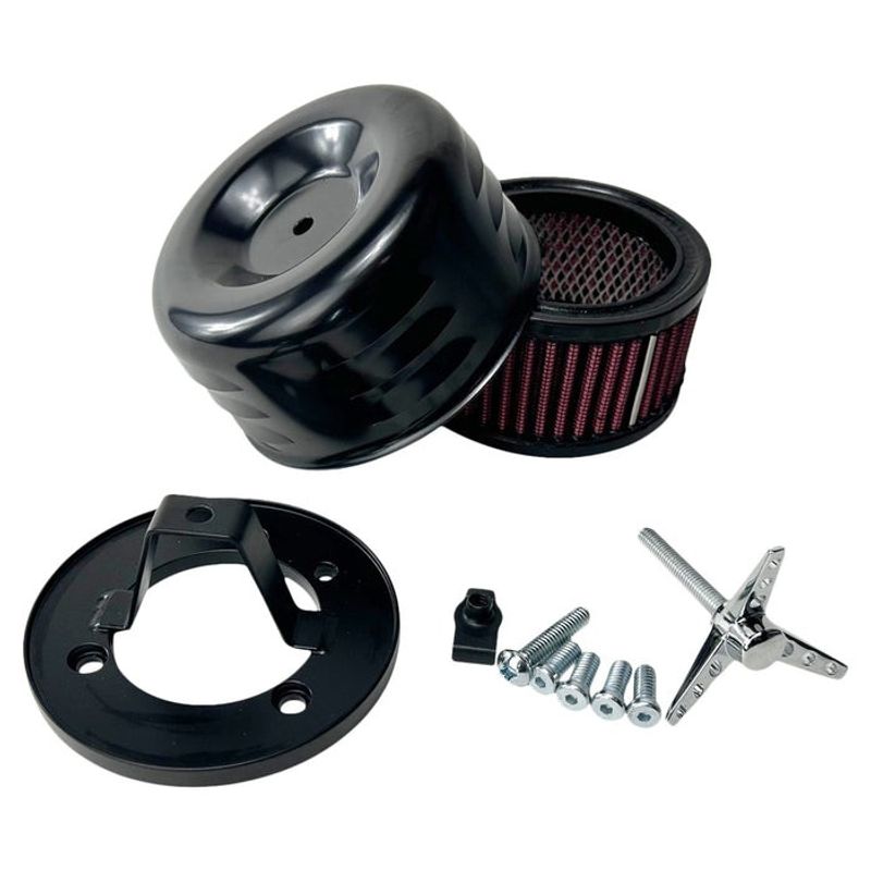 TC Bros Luftrenare Svart Louvered (CV / EFI)