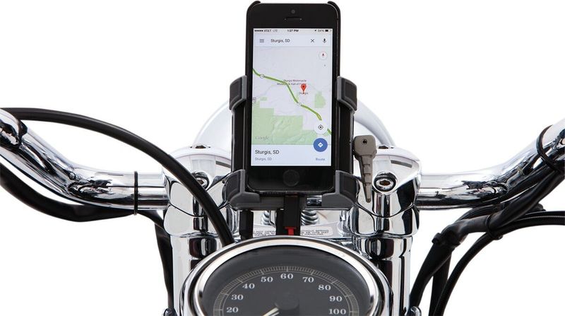 Hållare Ciro Smartphone GPS Mount Bars krom