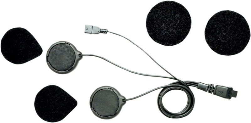 Hjälm Sena Headset Intercom Speakers svart