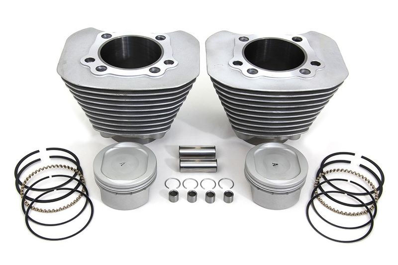 Big Bore kit XL 883->1200 för 2004-upp Silver cyl. 9,5:1 comp