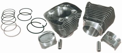 Big Bore kit XL 883->1200 för 2004-upp Svarta cyl. 9,5:1 comp