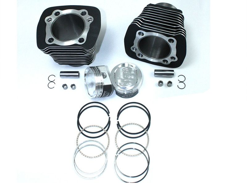 Big Bore kit XL 883->1200 för 1986-2003 Svarta Cylindrar (10:1 Wiseco)