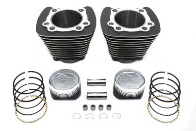 Big Bore kit XL 883->1200 för 1986-2003 Svarta Cylindrar (9,5: Sifton)