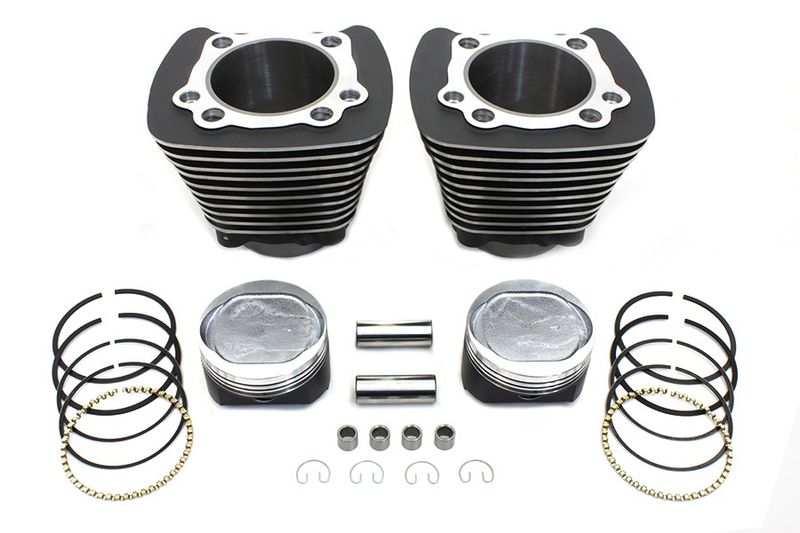 Big Bore kit XL 883->1200 för 1986-2003 Svarta Cylindrar (9,5: Sifton)