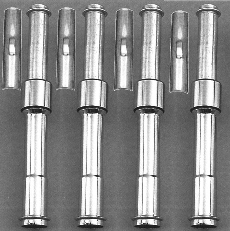 Stötstångsrör B/T Evo 84-99, 4st kompletta