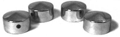 Skruvkåpor Drag Specialties krom H-D 86-17 (4-pack)