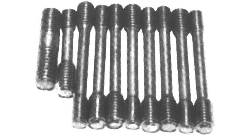 Pinnbultssats ventilkåpa 1 topplock MCS förzinkad Shovelhead 66-84