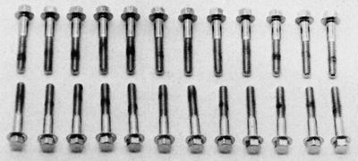 Skruvsats kåpa Colony Hex 1-1/4" krom lång Panhead 48-65