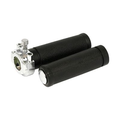 Gashandtag MCS dubbel krom Big Twin, XL Sportster 81-95