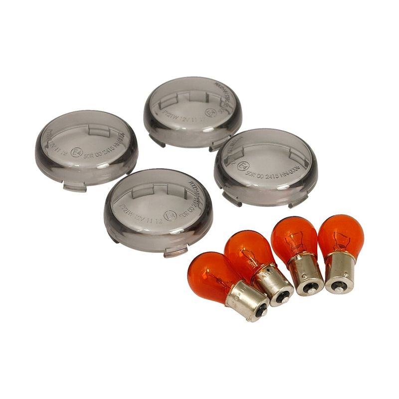 Glas blinkers MCS rökfärgad 00-25