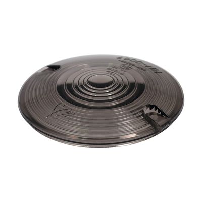 Glas blinkers MCS platt rökfärgad 86-23