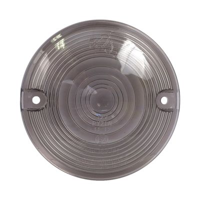 Glas blinkers MCS platt rökfärgad 86-23