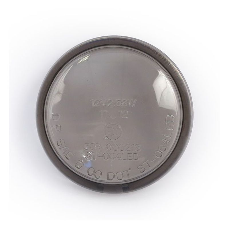 Glas blinkers MCS rökfärgad V-Rod 02-17