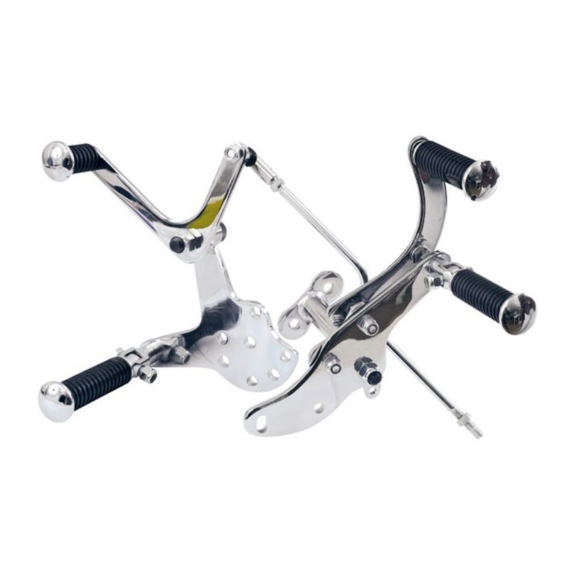 Framflyttade reglage MCS Boone krom 74-E85 4-speed FX models